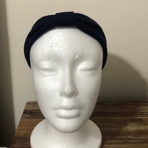 Navy blue handmade headband